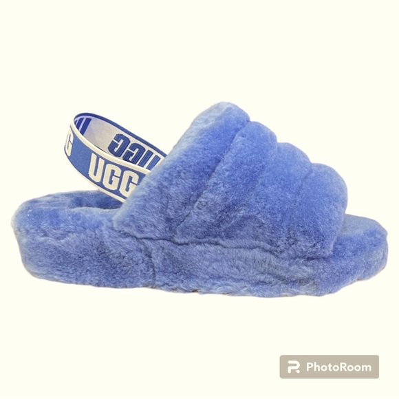 UGG women’s Fluff Yeah shearling slide slipper NEW BNIB 7 - Picture 2 of 4